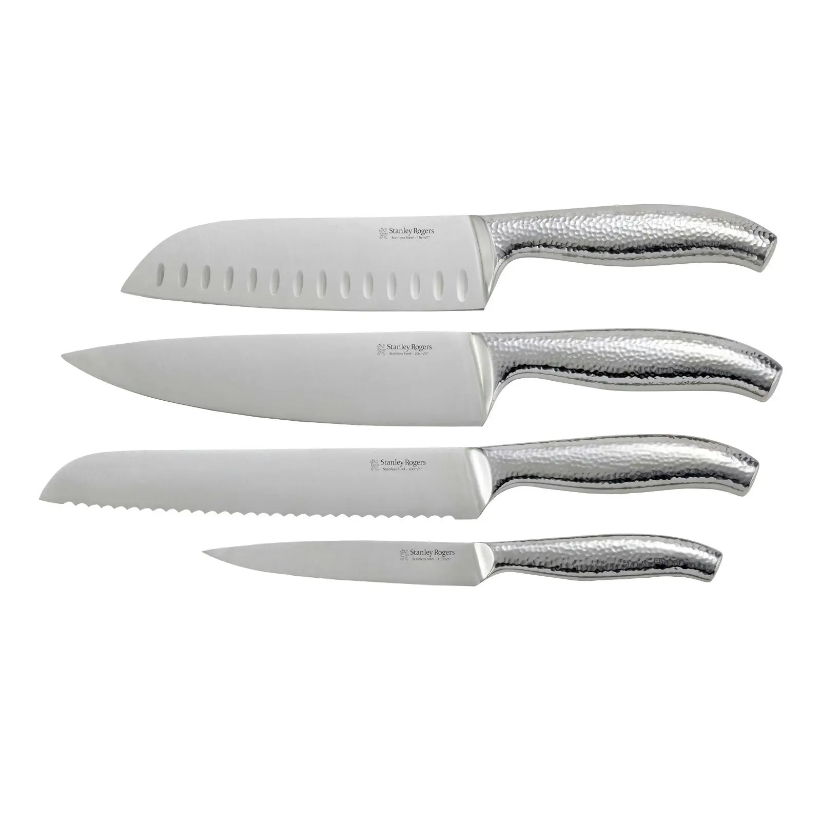 Stanley Rogers Domed Oval 5 Piece Knife Block Set