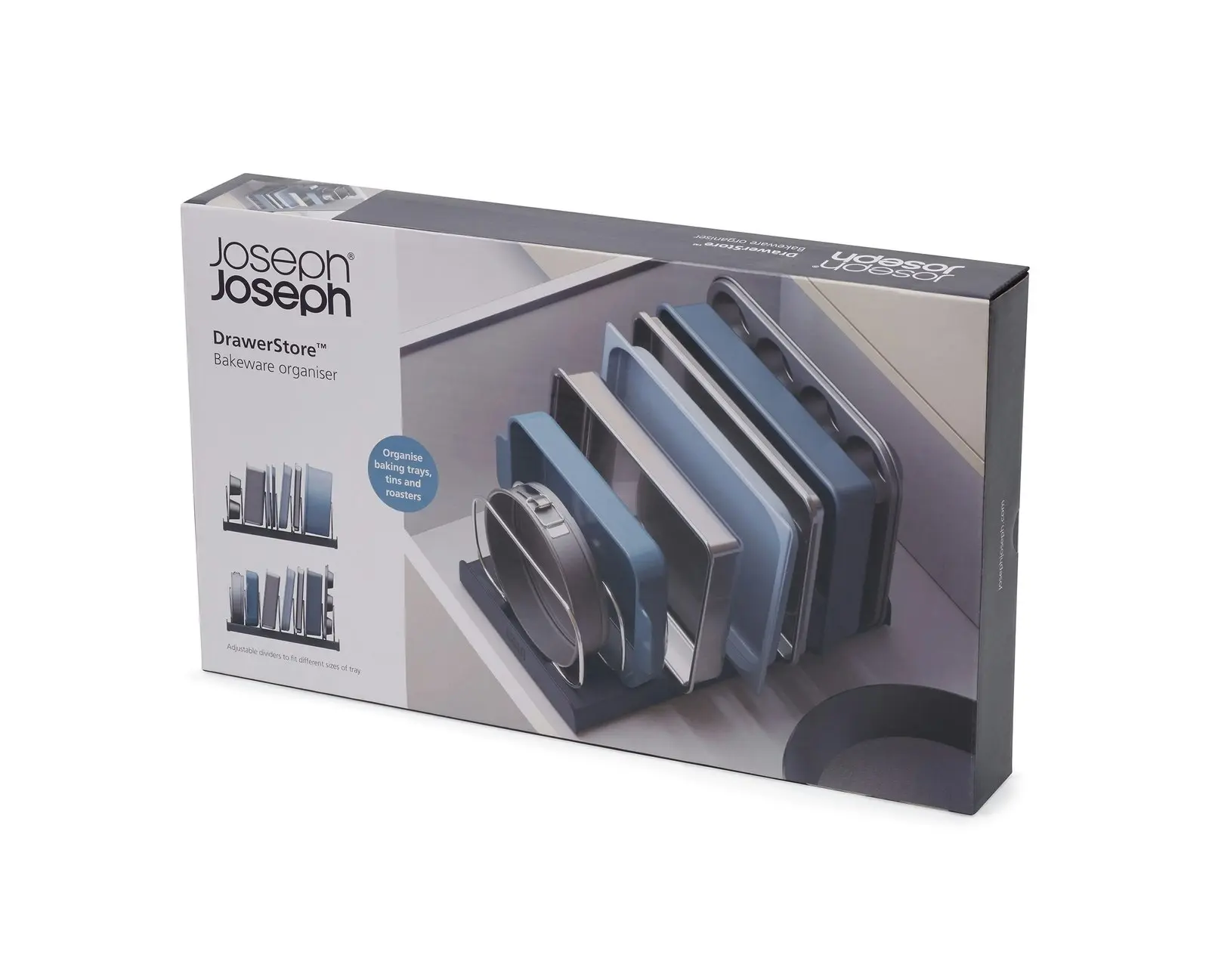 Joseph Joseph Drawer Store Grey Baking Tray Organiser