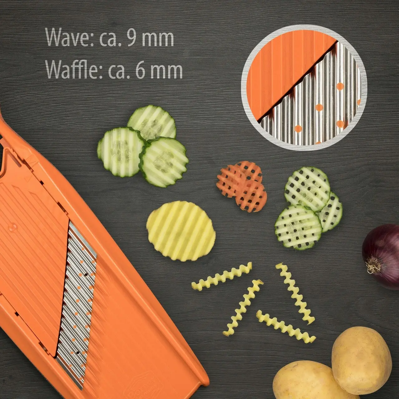 Borner Powerline Wave Waffle Cutter Bpa Free