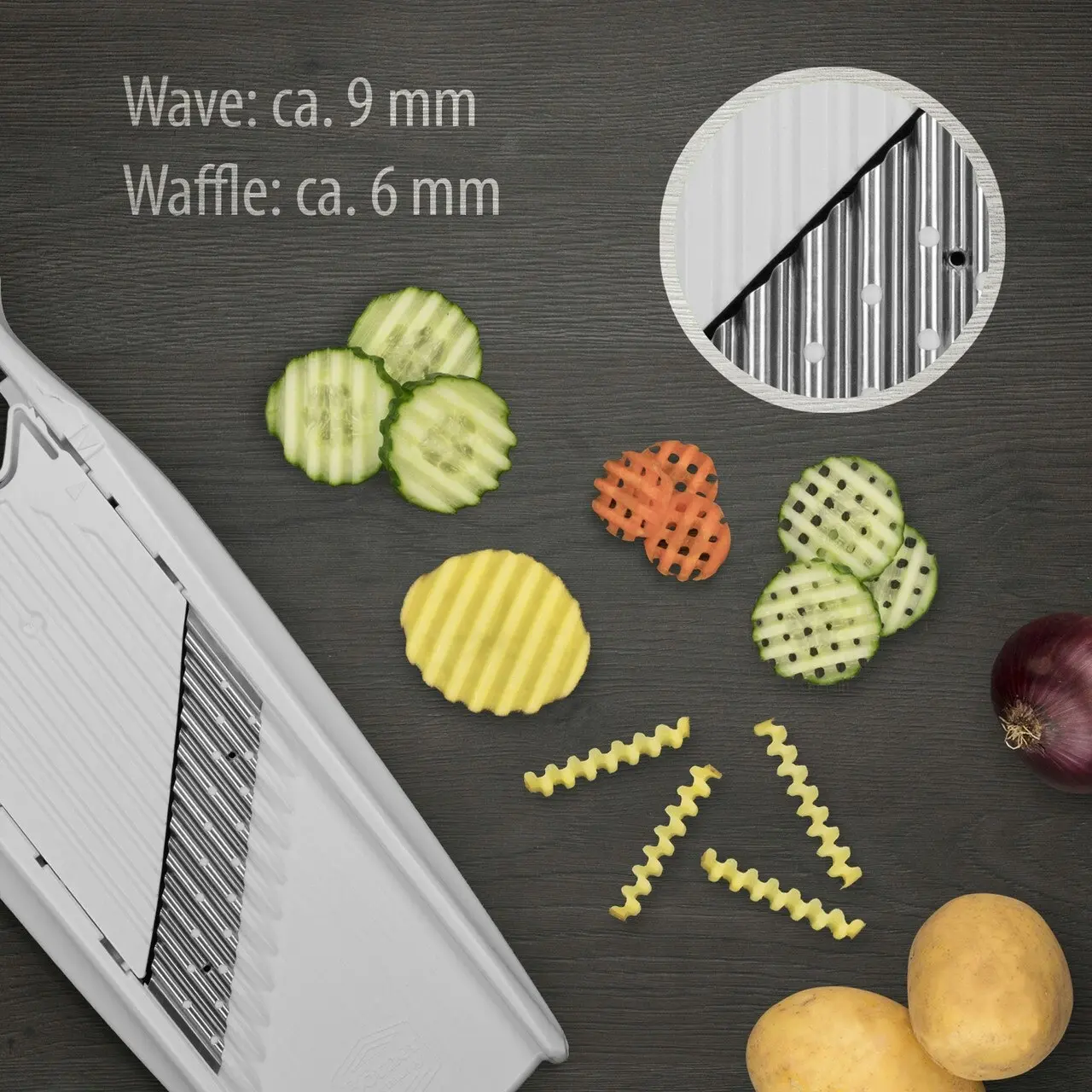 Borner Powerline Wave Waffle Cutter Bpa Free