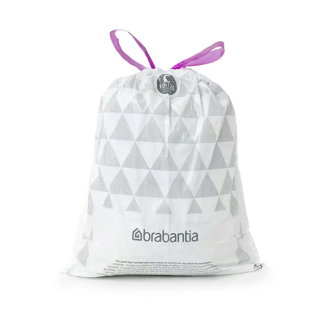 Brabantia Bin Liners   Code C   10 12 Litre   20 Waste Bags