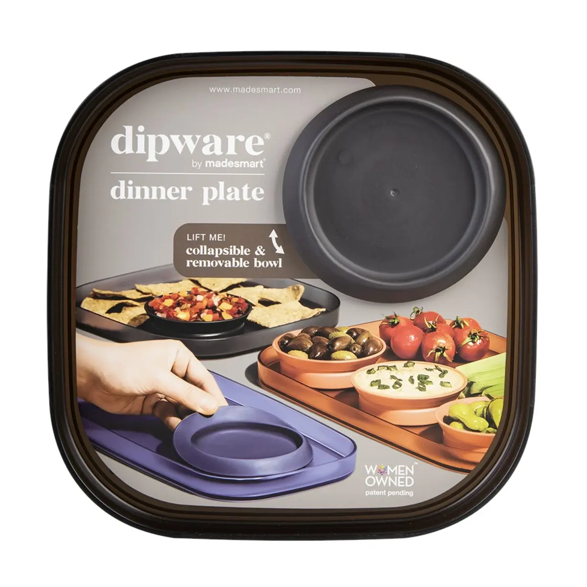 Madesmart DINNER PLATE WITH BOWL 24 x 24cm