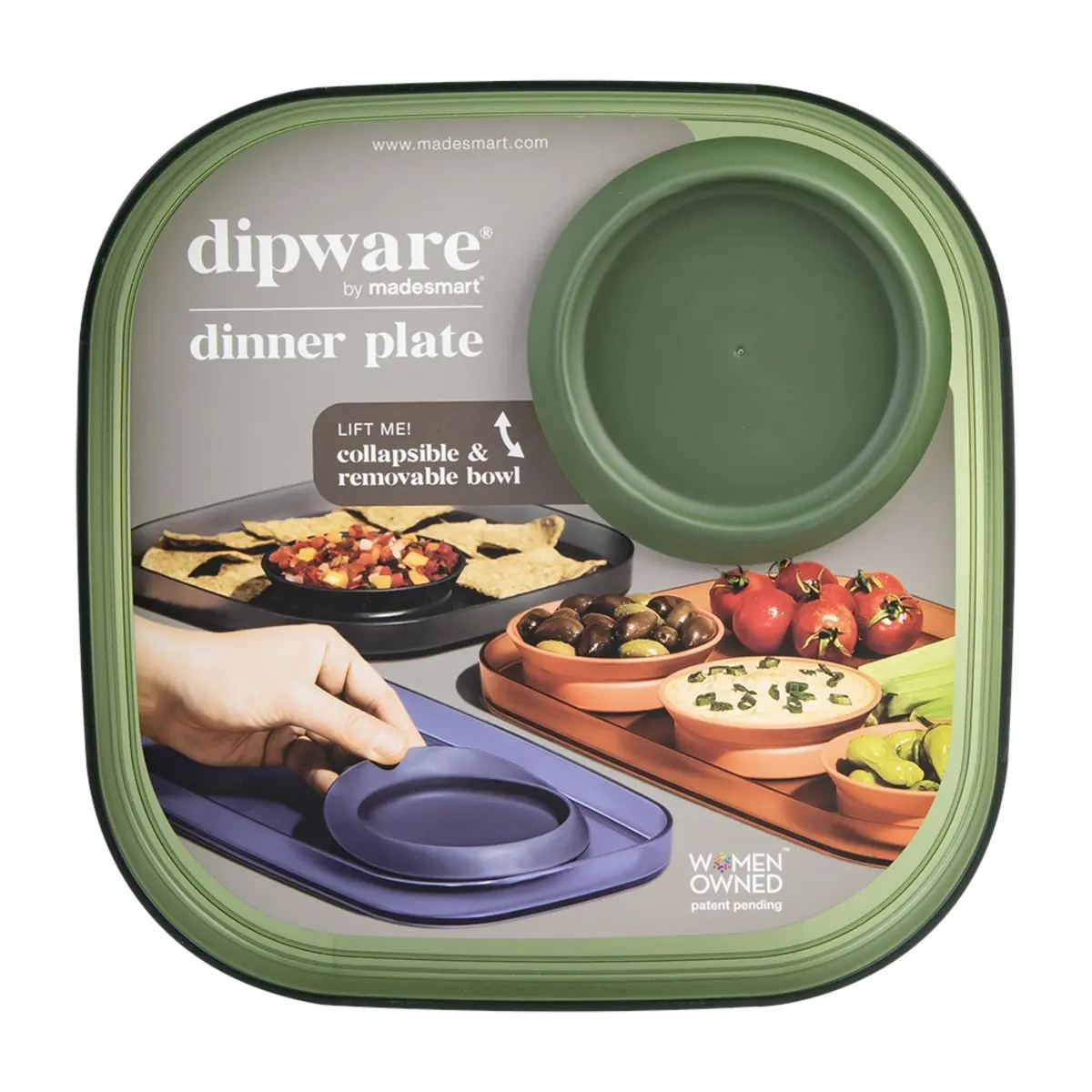 Madesmart DINNER PLATE WITH BOWL 24 x 24cm