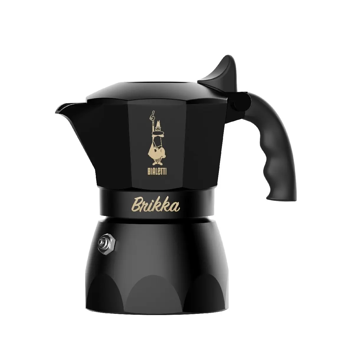 Bialetti Brikka 2 Cup Espresso Maker Black