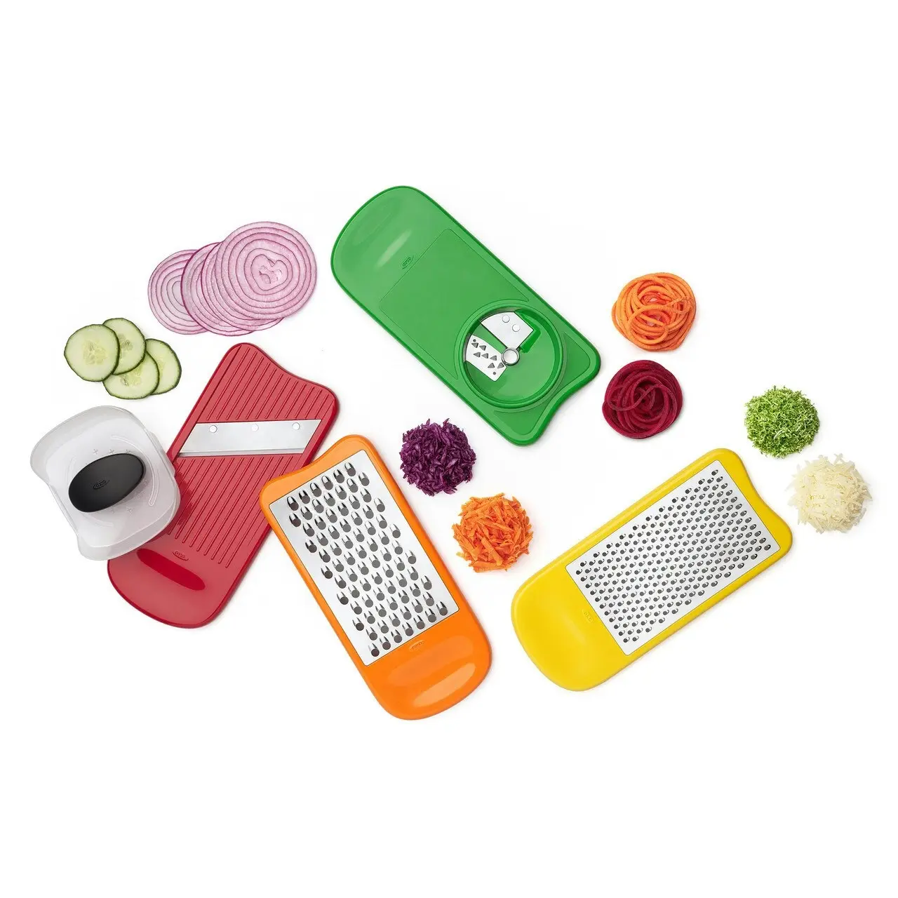 OXO Good Grips Spiralize, Grate & Slice Set