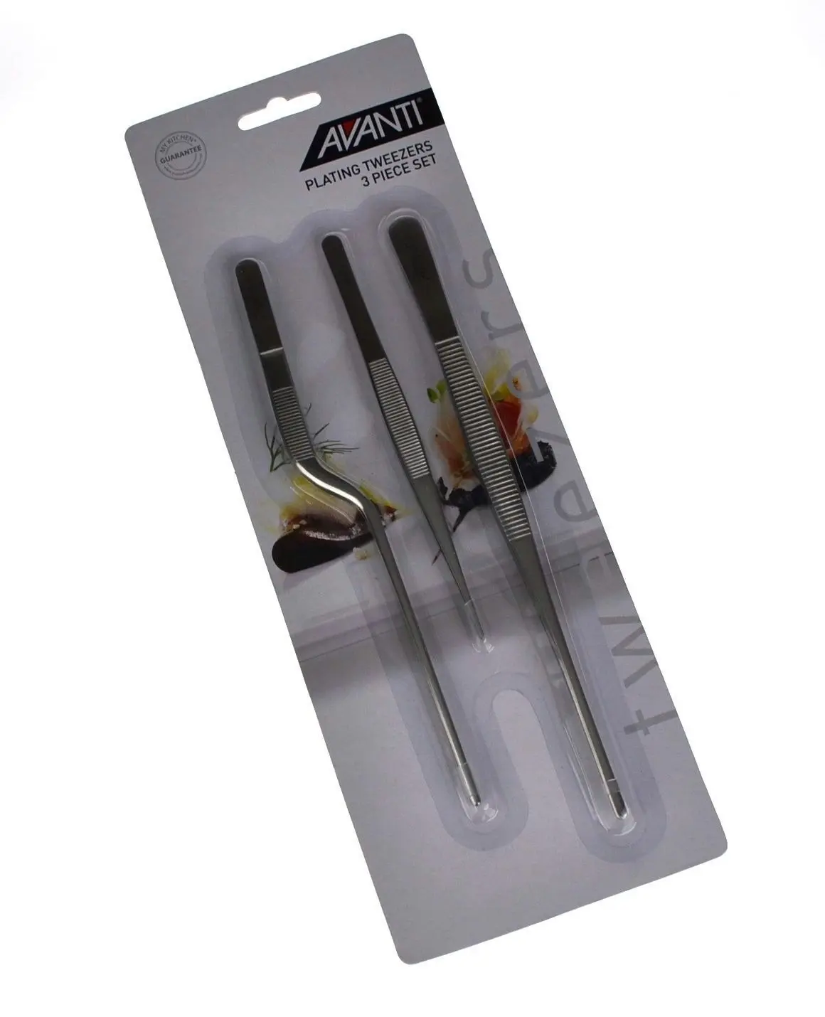 Avanti Plating Tweezers 3 Piece Set