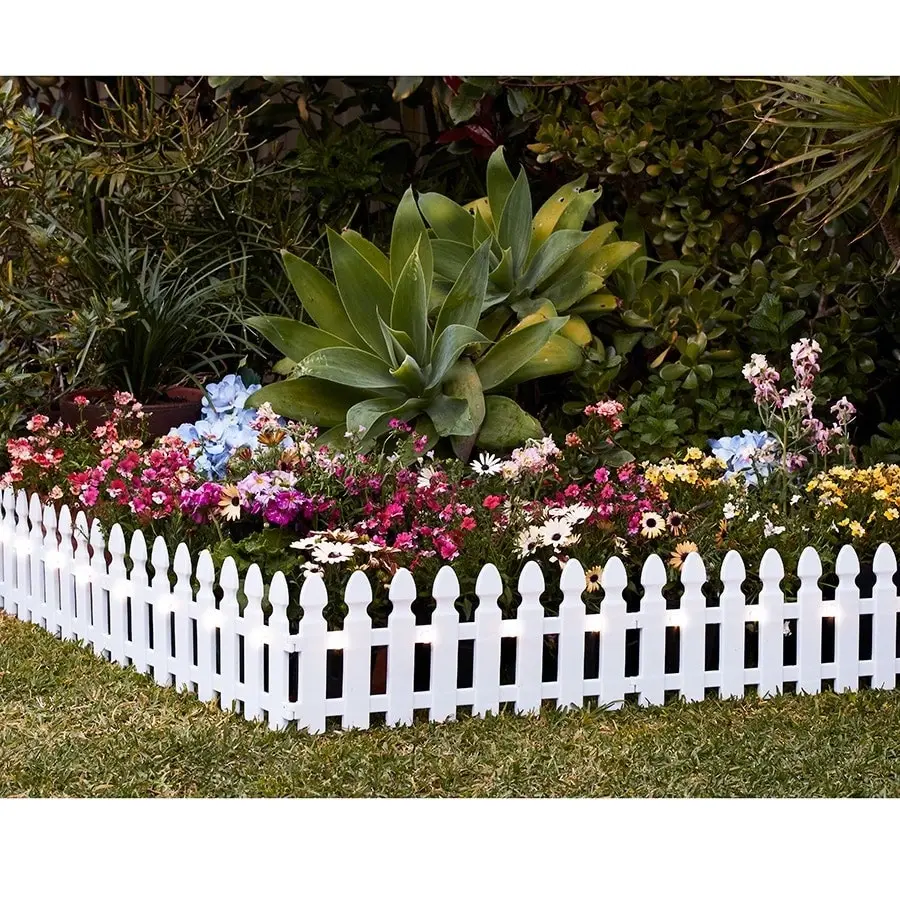 Solar Border Picket Fence set/4