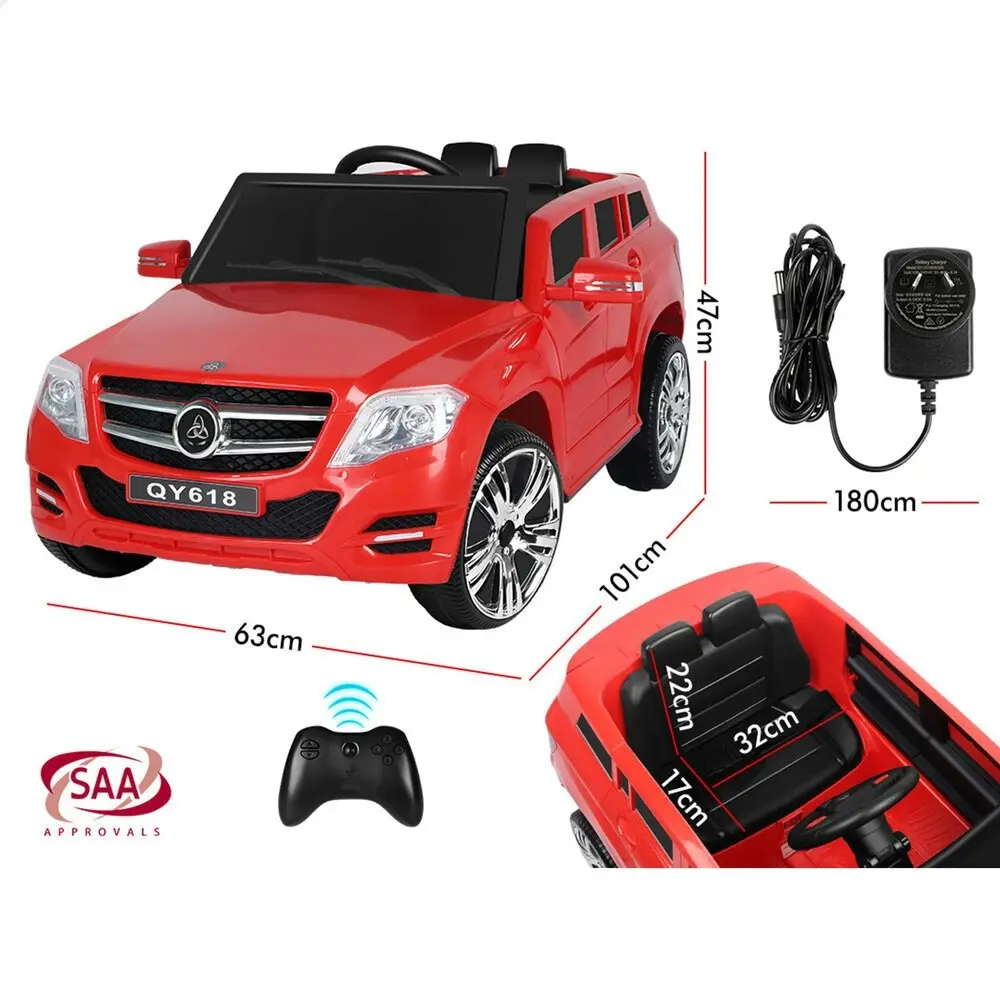 Alfordson Ride On Car Kids 12V Eletric Motor Remote Car SUV Red