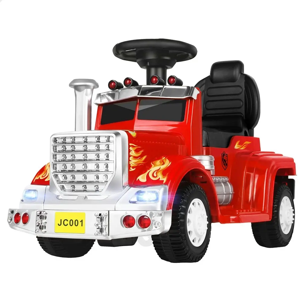 Alfordson Ride On Car Kids Electric Toy Truck 25W Motor w/ LED Lights Red