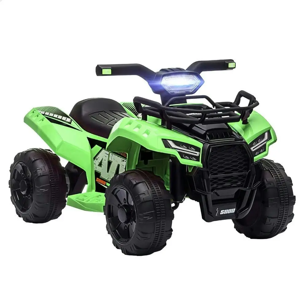 Alfordson Ride On Car Kids Electric ATV Toy With LED Lights Green