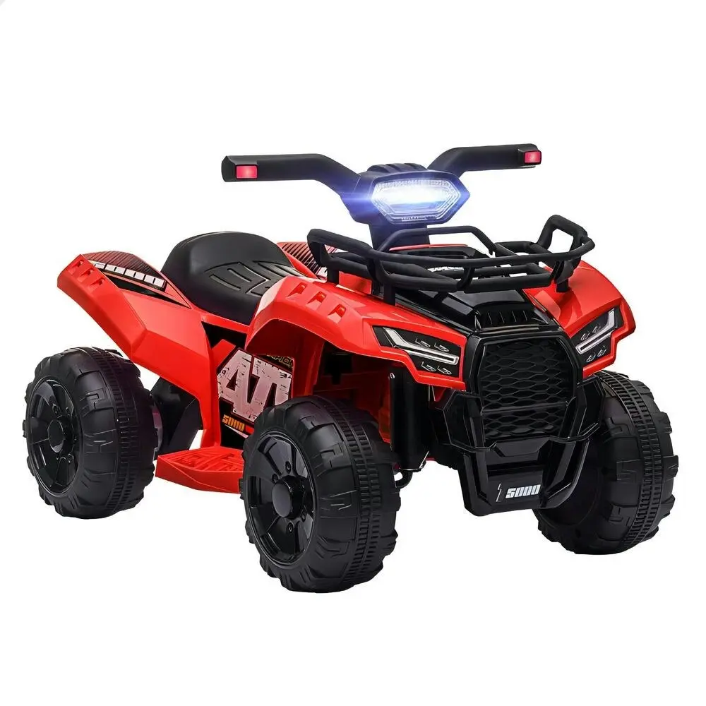 Alfordson Ride On Car Kids Electric ATV Toy With LED Lights Red