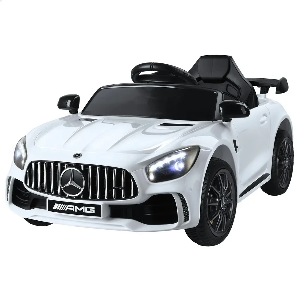 Alfordson Ride On Car Kids Mercedes-Benz Licensed Electric Motors White