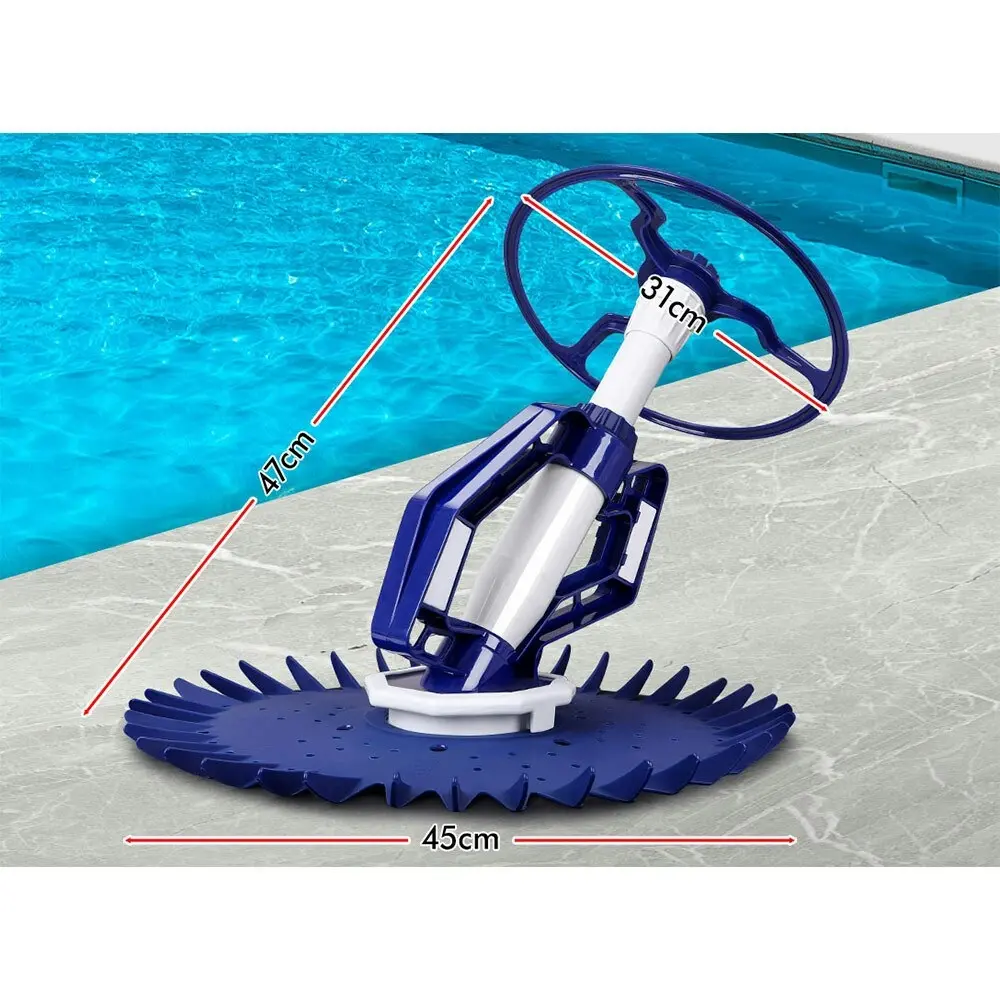 Alfordson Pool Cleaner Automatic Vacuum Floor Climb Wall Swimming Pool Hose 10M Blue