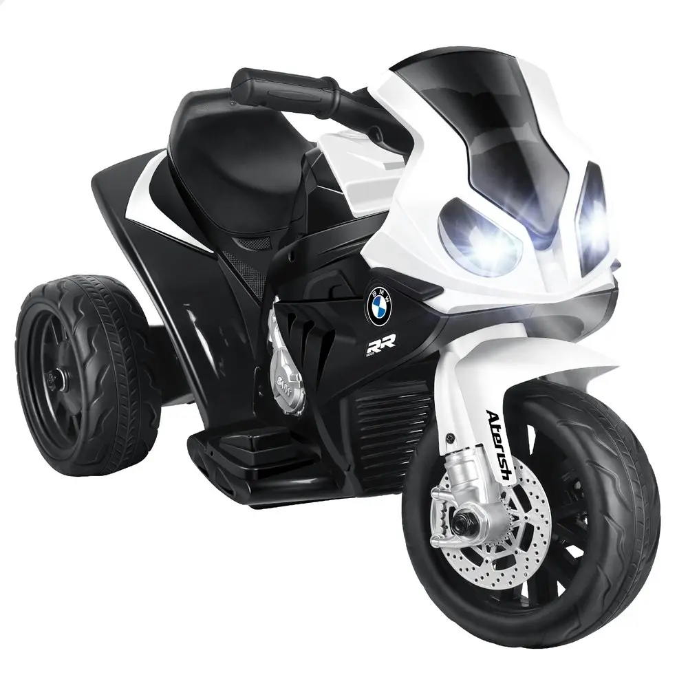 Alfordson Ride On Car Motorcycle Kids Toy BMW Licensed Black