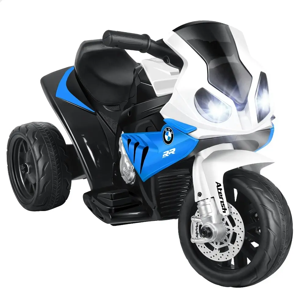 Alfordson Ride On Car Motorcycle Kids Toy BMW Licensed Blue