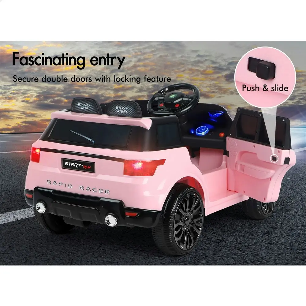 Alfordson Ride On Car Kids Remote Car Toy MP3 LED Light Pink