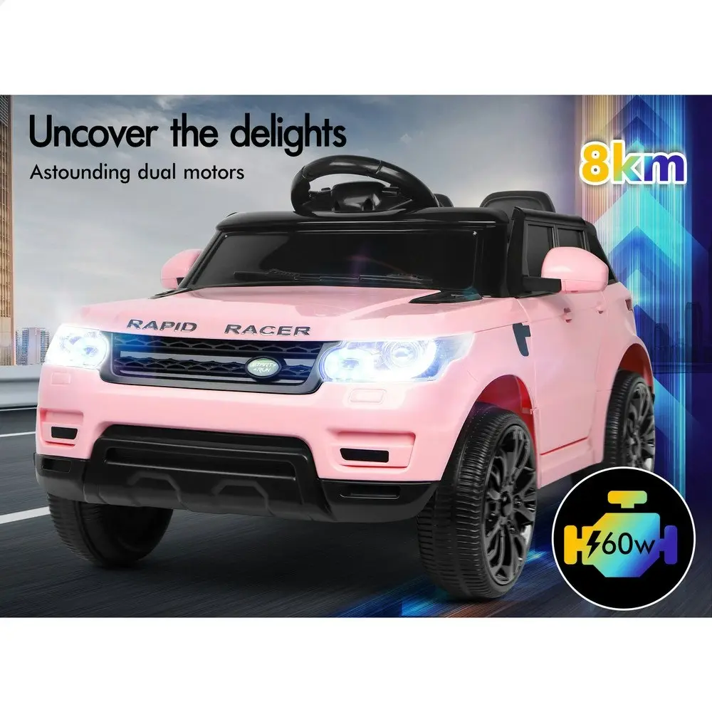 Alfordson Ride On Car Kids Remote Car Toy MP3 LED Light Pink