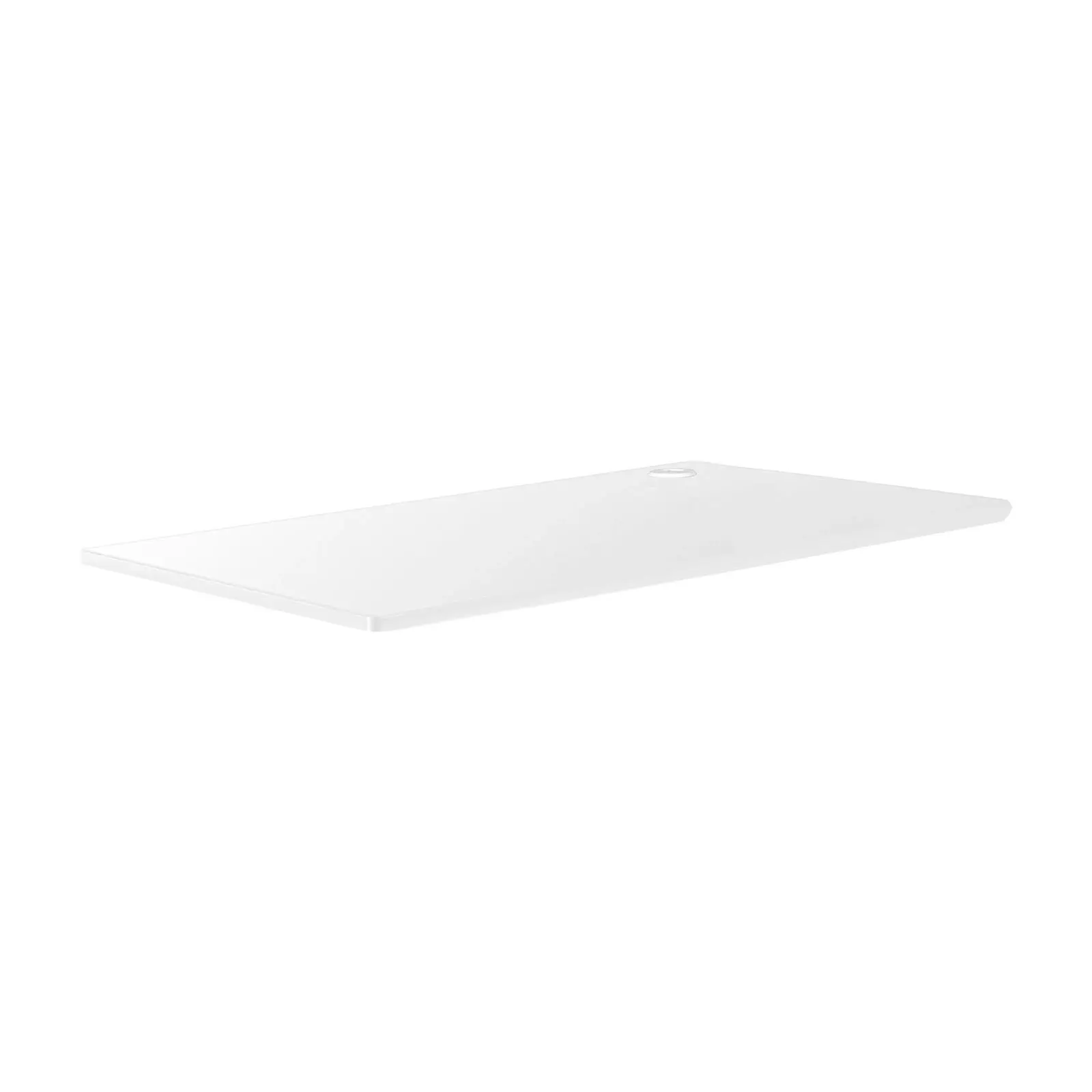 Oikiture 150cm Desk Top Electric Desk Board Computer Table White