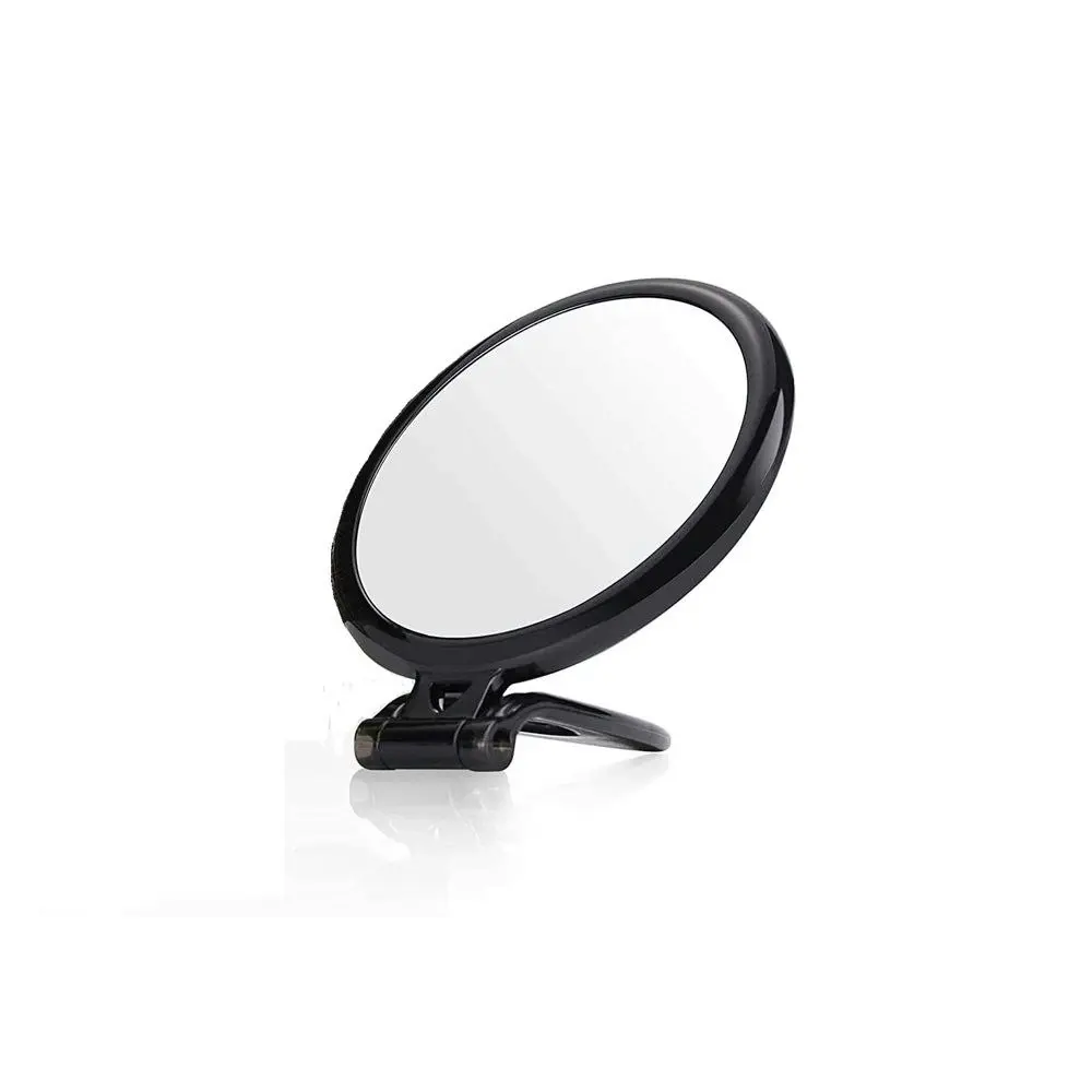 20X Magnifying Hand Mirror Two Sided Use for Makeup Application, Tweezing, and Blackhead/Blemish Removal (12,5 cm Black)