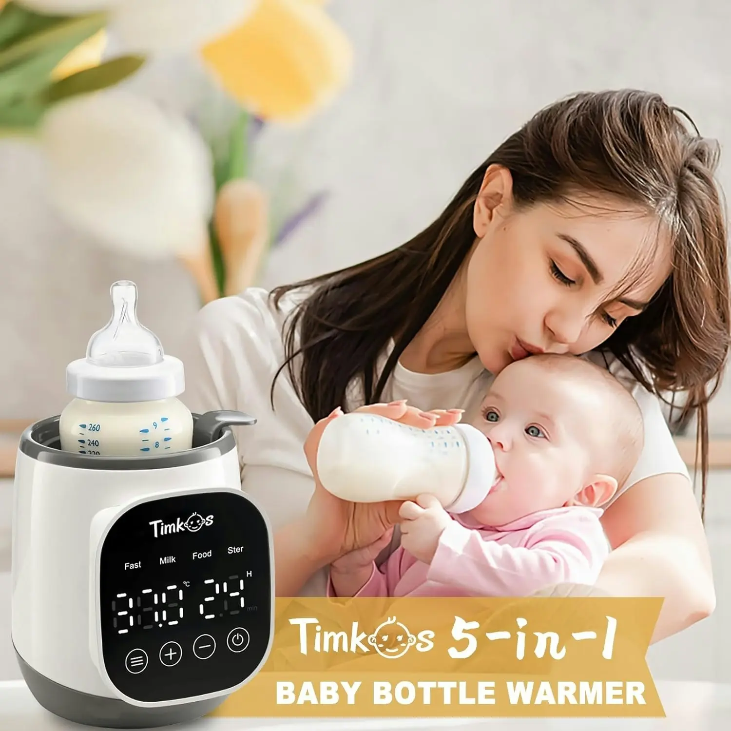 5in1 Baby Bottle Warmer Smart Accurate Temp Control