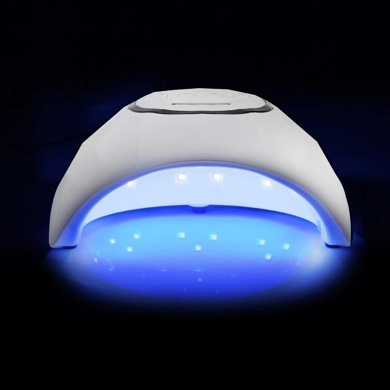 72W LED Nail Lamp for Gel Polish, 24 UV LED, 4 Timers, Auto Sensor