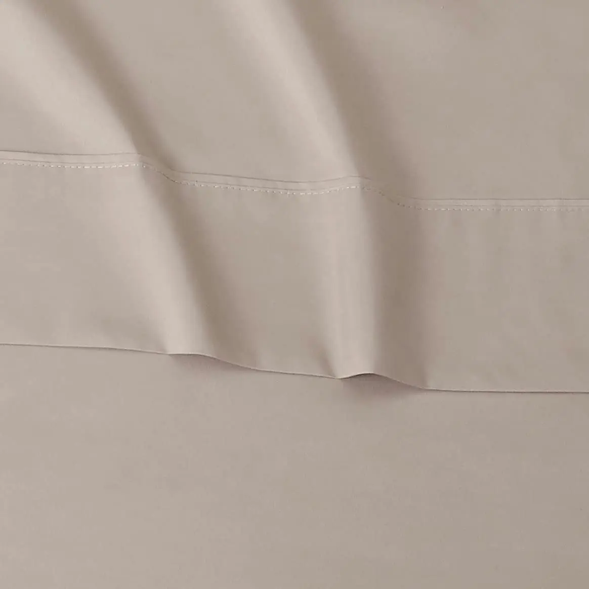 Queen Size Microfiber Bed Sheet Set Lightweight Super Soft Easy Care, 36 cm Deep Pockets Taupe