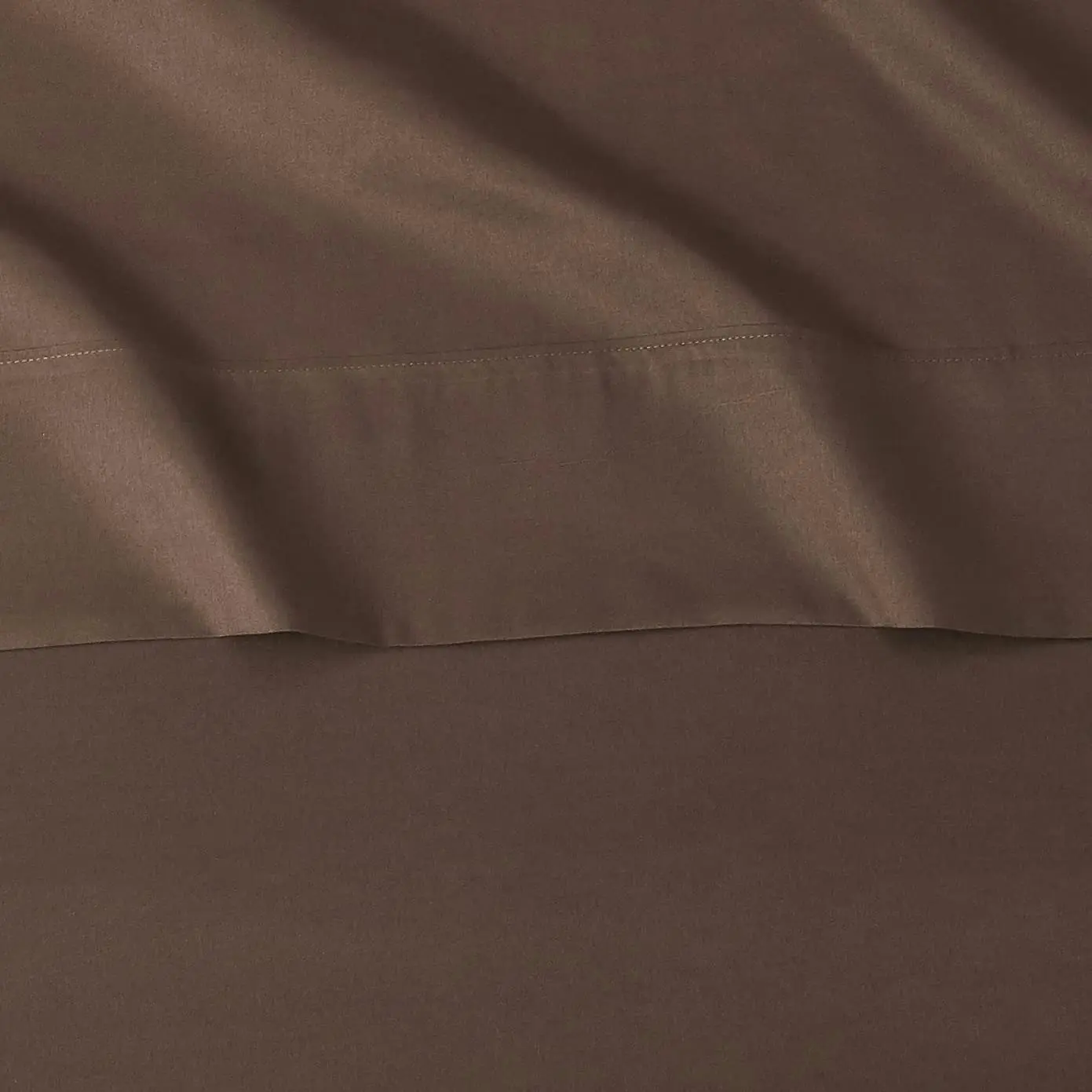 King Size Microfiber Bed Sheet Set Lightweight Super Soft Easy Care, 36 cm Deep Pockets Chocolate