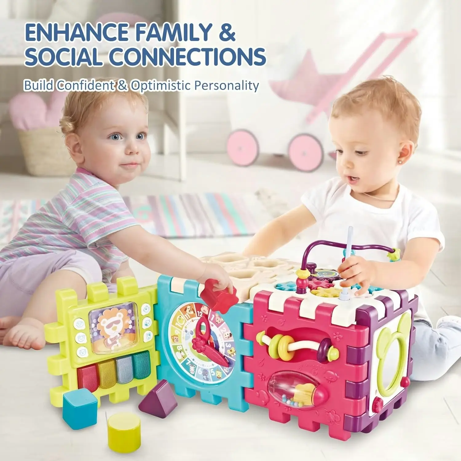 Baby Toys 12-18M 11-in-1 Activity Cube