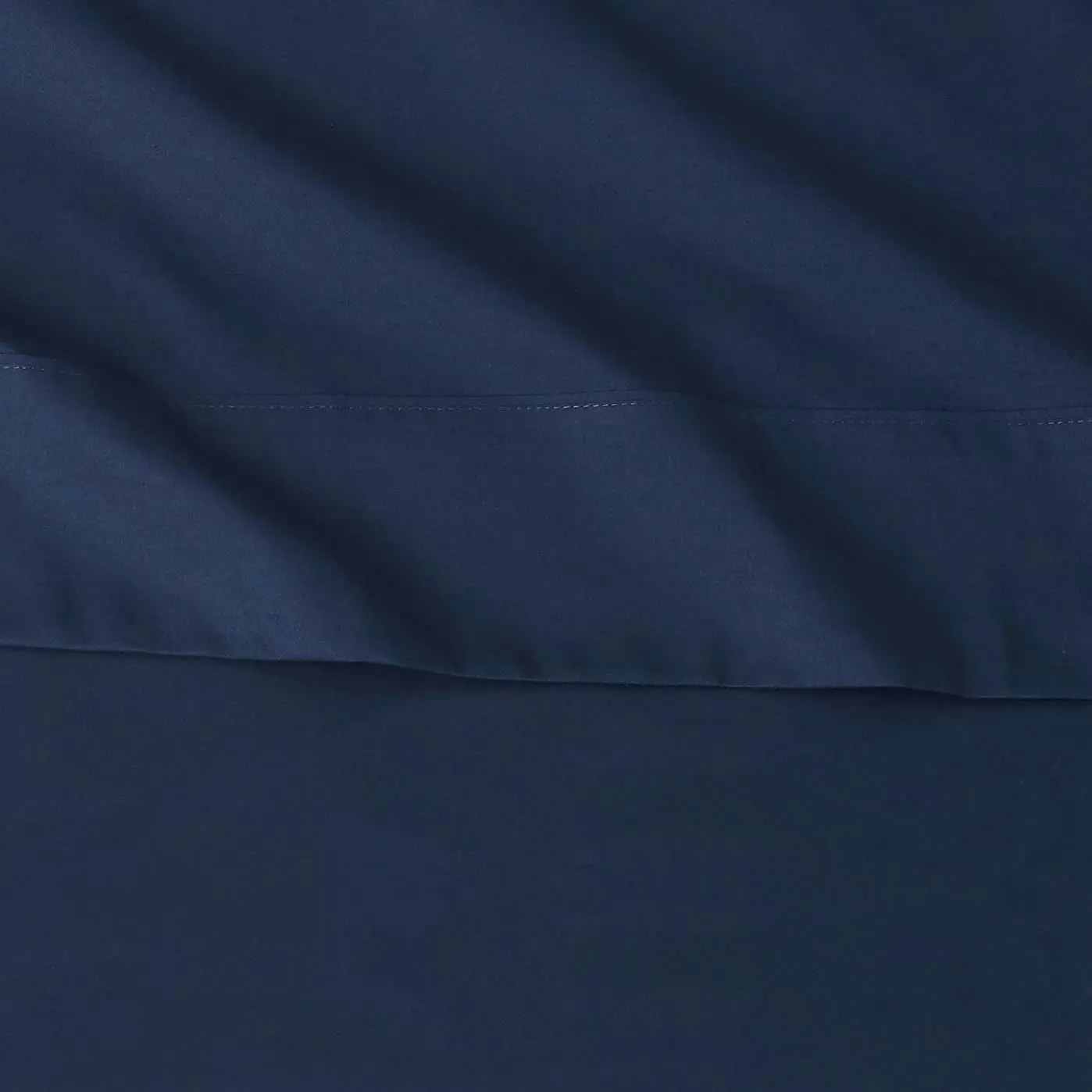 King Size Navy Blue Microfiber Bed Sheet Set, Lightweight Super Soft Easy Care, 36cm Deep Pockets