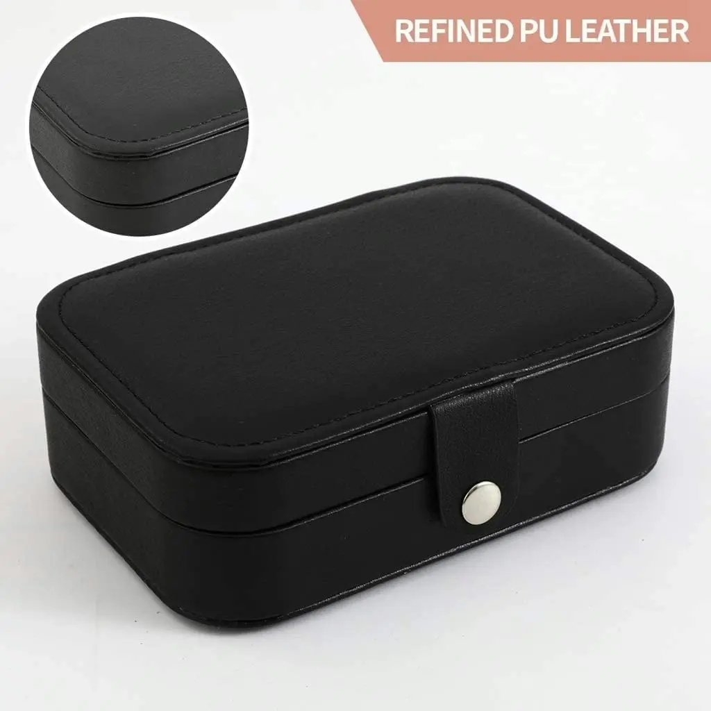 Portable Travel Jewelry Case (Black)