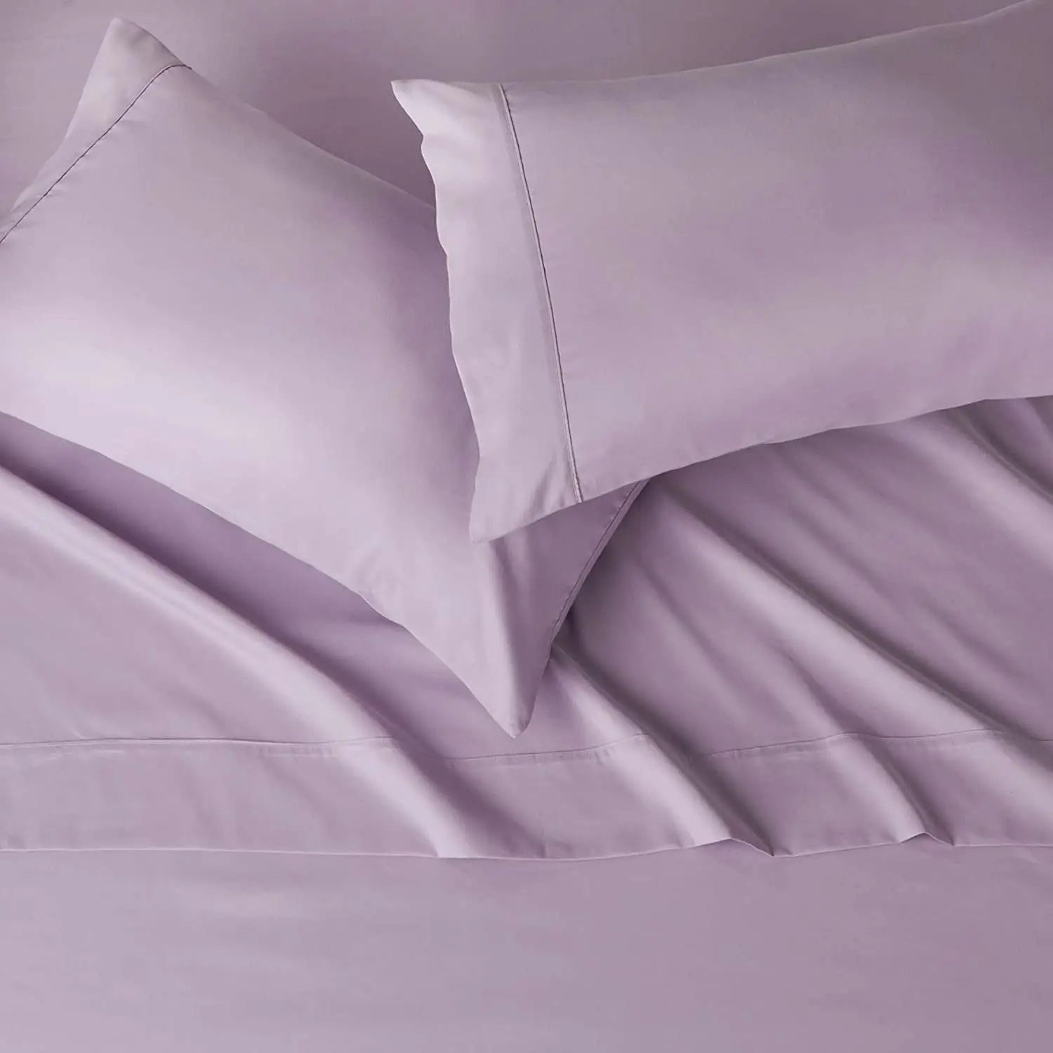 Queen Bed Sheet Set, Lightweight Microfiber, 36 cm Deep Pockets, Frosted Lavender