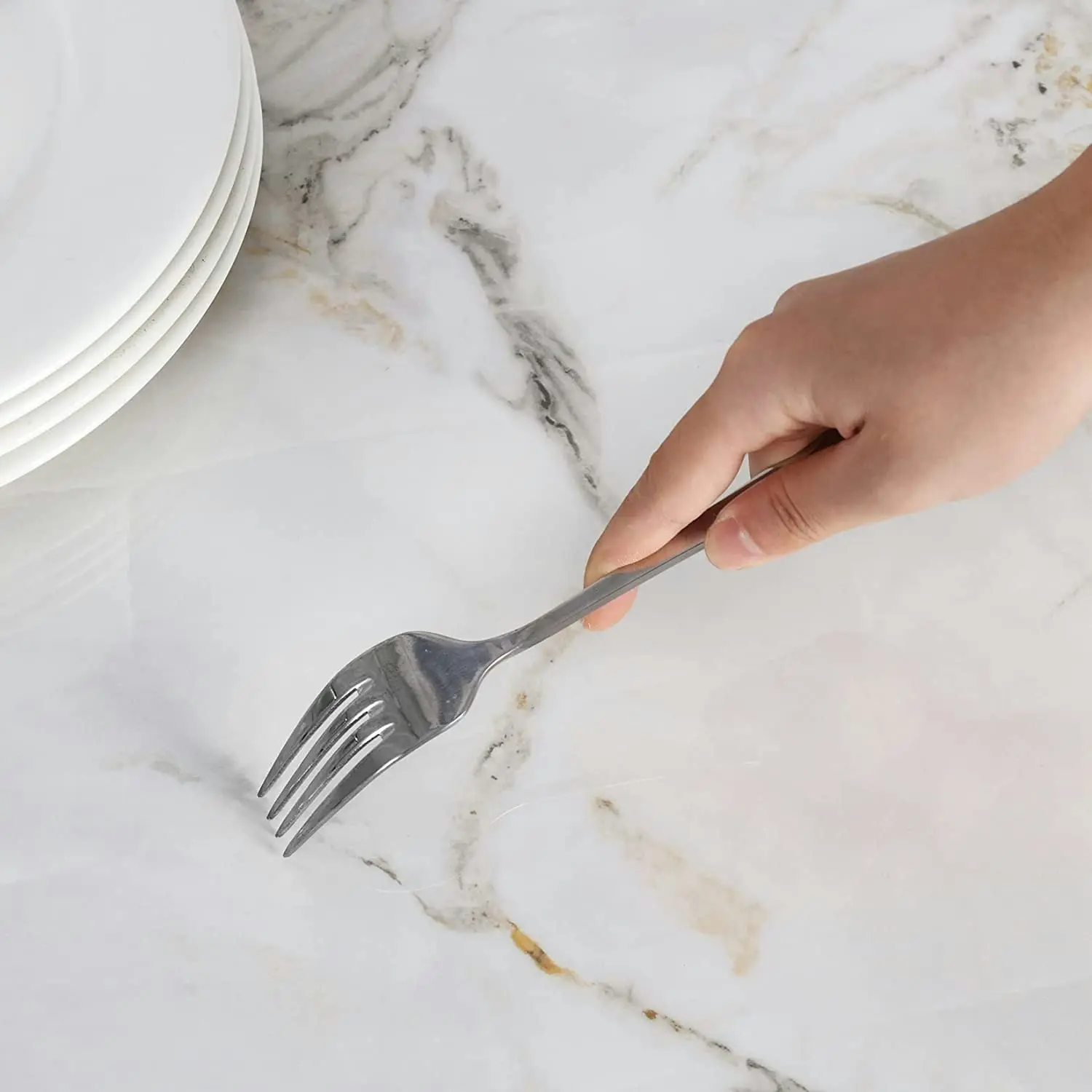 Rectangular Dining table made of Marble (Cold Jadeite) 120cm