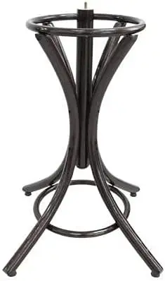 CARLA HOME Black Coat Rack with Stand Wooden Hat and 12 Hooks Hanger Walnut tree