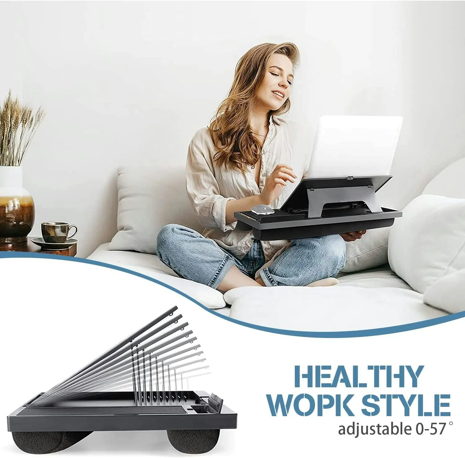 Laptop Lap Desk - Home Office Lap Desk 20 Angles