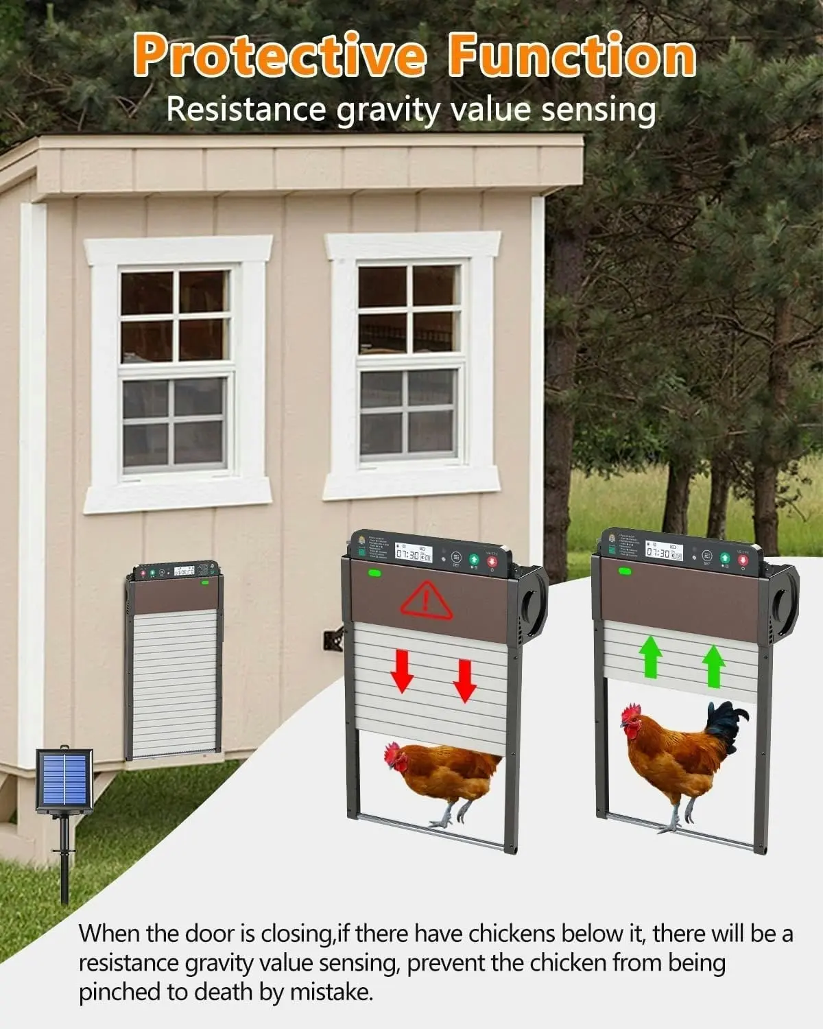 Automatic Solar Chicken Coop Door Opener