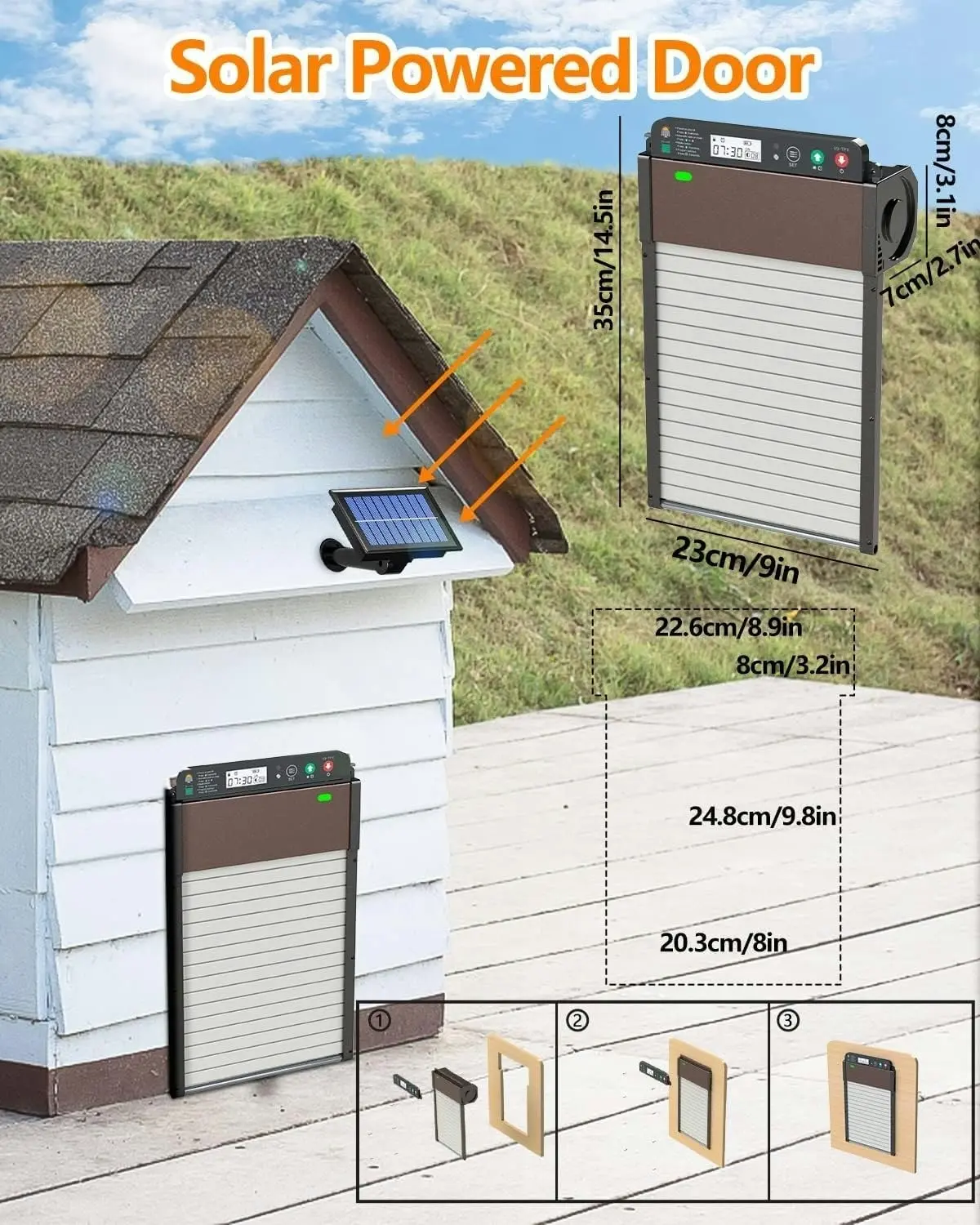 Automatic Solar Chicken Coop Door Opener