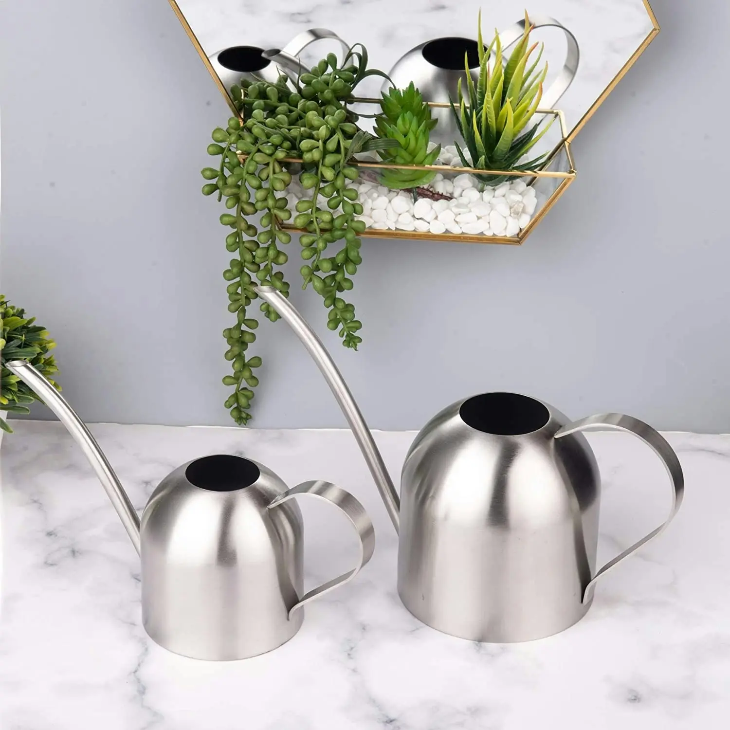 Stainless Steel Watering Can,  (450ml)