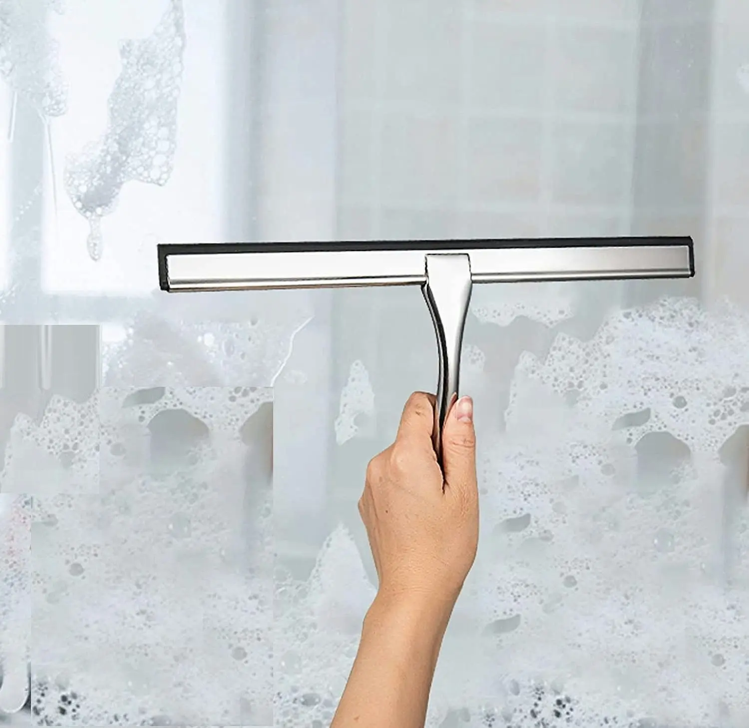 Shower Squeegee with Hook Stainless (32 cm)