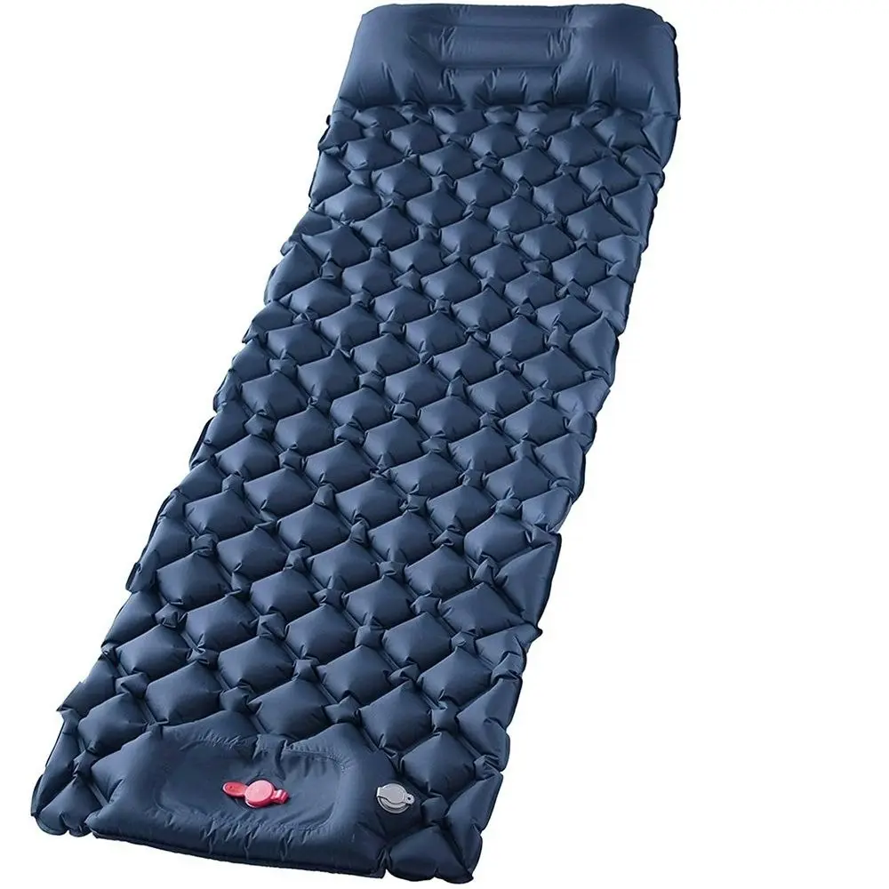 Ultralight Inflatable Camping Sleeping Pad with Pillow for Travelling and Hiking