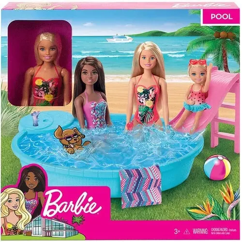 Barbie Doll & Pool Playset