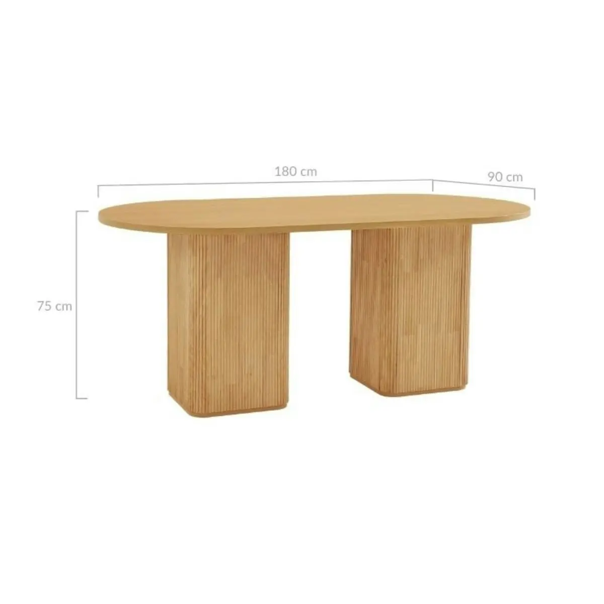 Kate 6 Seater Column Dining Table