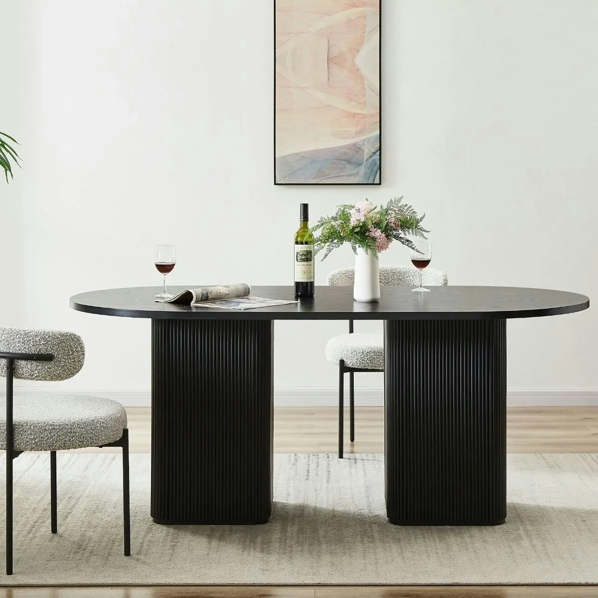 Kate 6 Seater Column Dining Table