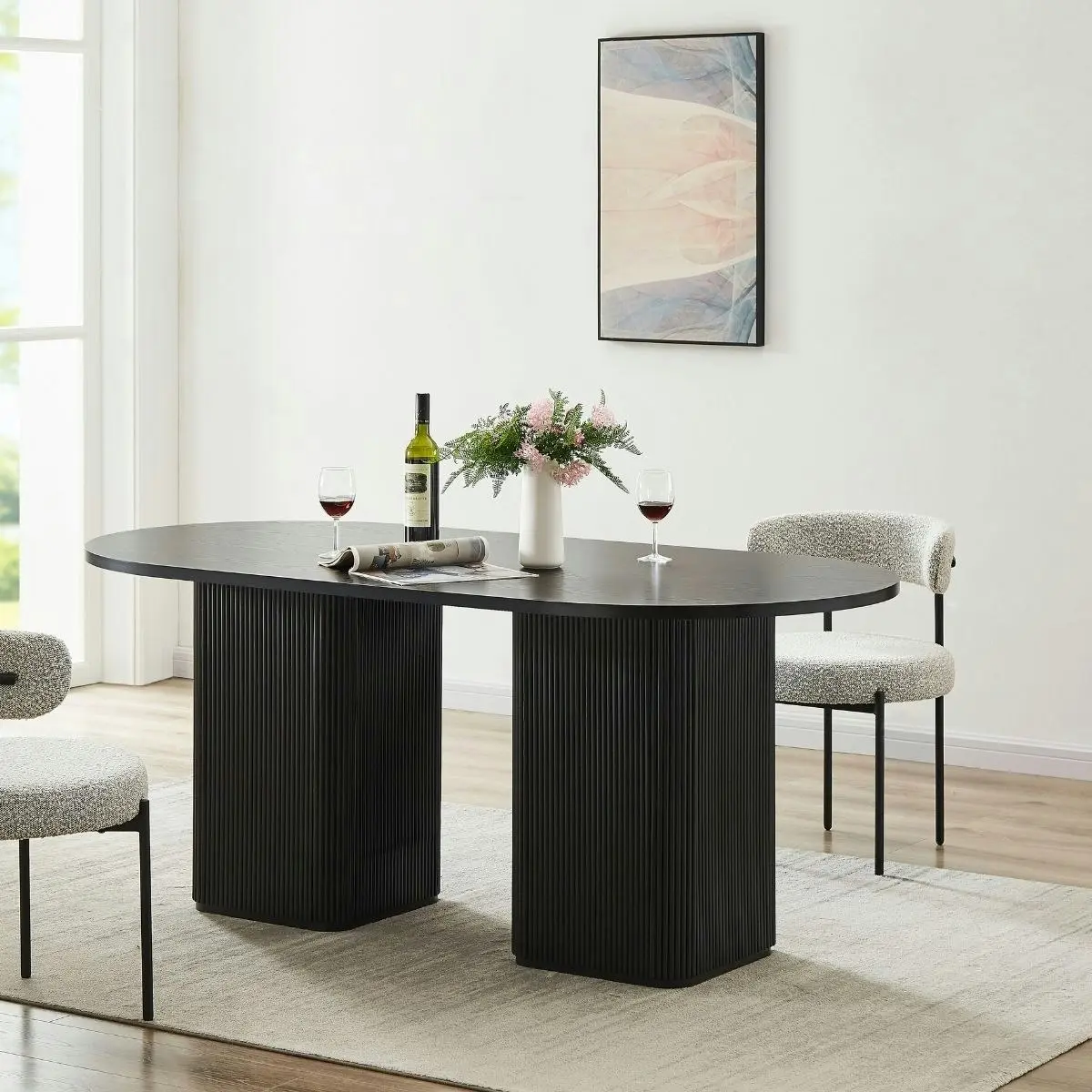 Kate 6 Seater Column Dining Table