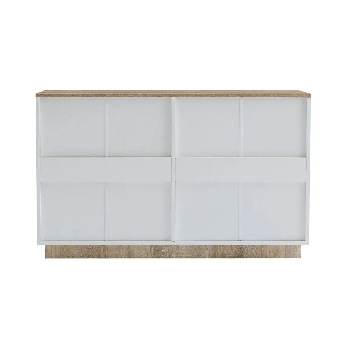 Ashley Coastal White Wooden Chest of 6 Drawers