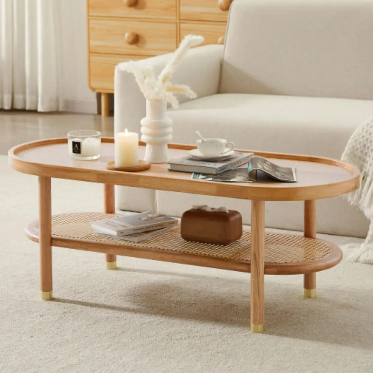 Lauren Natural Coffee Table