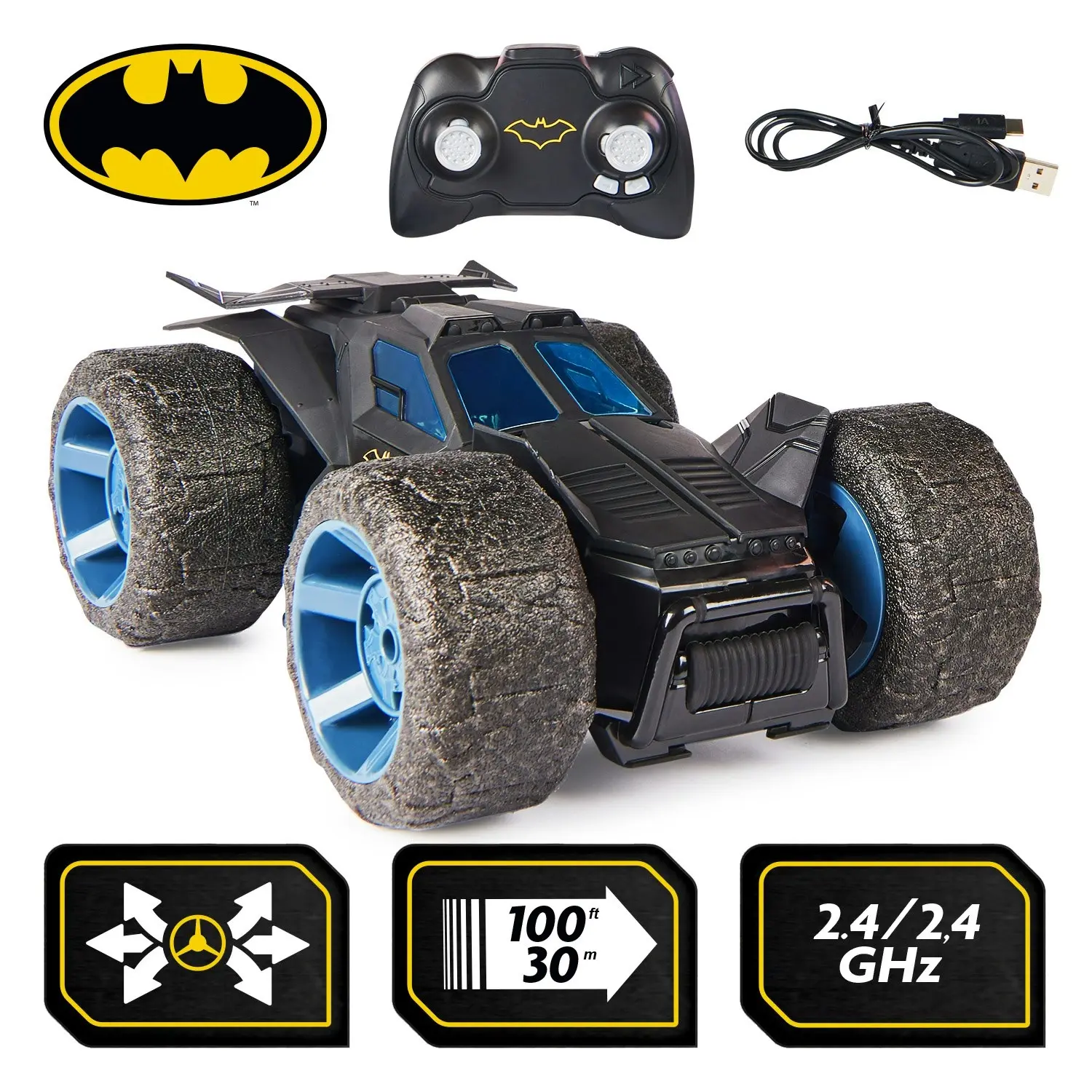 DC Batman Stunt Force Batmobile