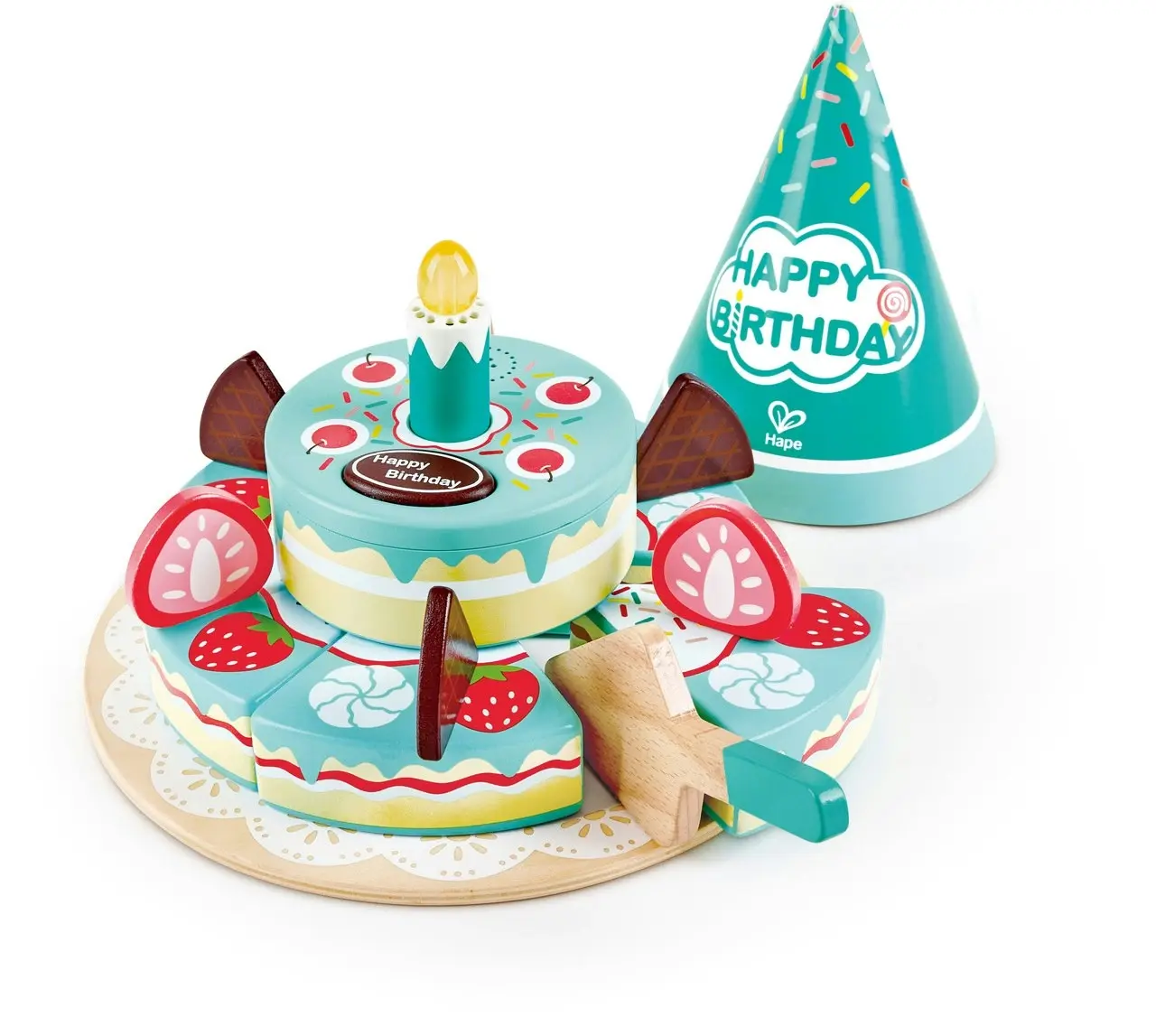 Hape Interactive Happy Birthday Cake