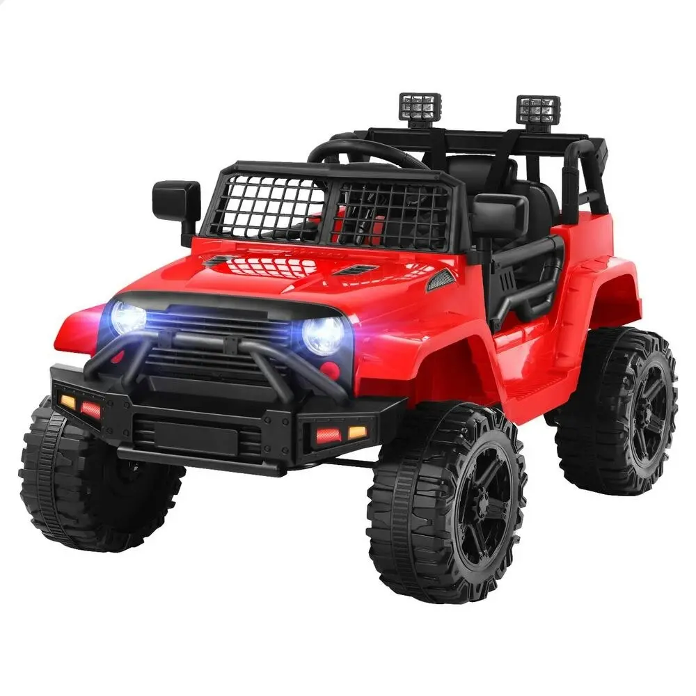 Alfordson Ride On Car Kids Toy Jeep Electric 12V 60W Motors R/C LED Lights Red