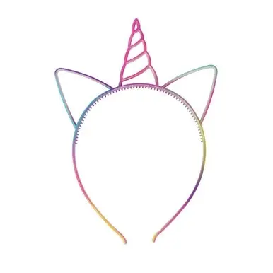 Caticorn Dreams Pastel Rainbow Unicorn Horn Headband