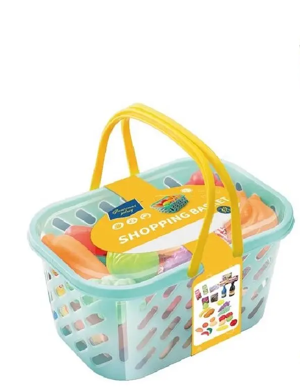 Gourmet Play Shopping Basket Set 29pcs